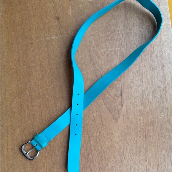 Furla Cerulean Belt with Silver Buckle